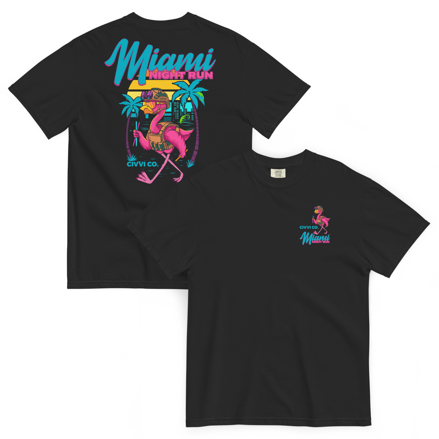 Miami Night Run - Premium Tactical Performance Tee
